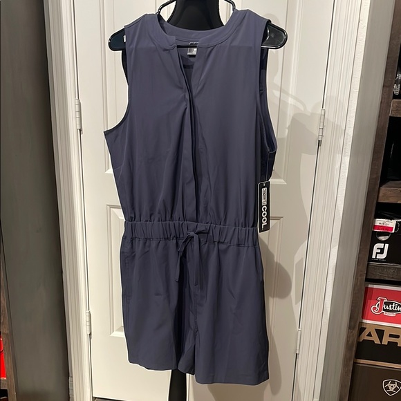 NWT 32 Degrees Navy Sleeveless Romper (C) - Picture 1 of 5